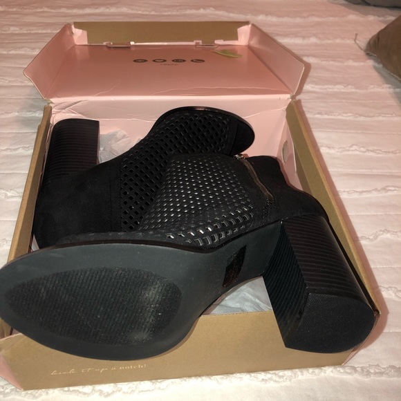 Black Heel Booties - Picture 3 of 3